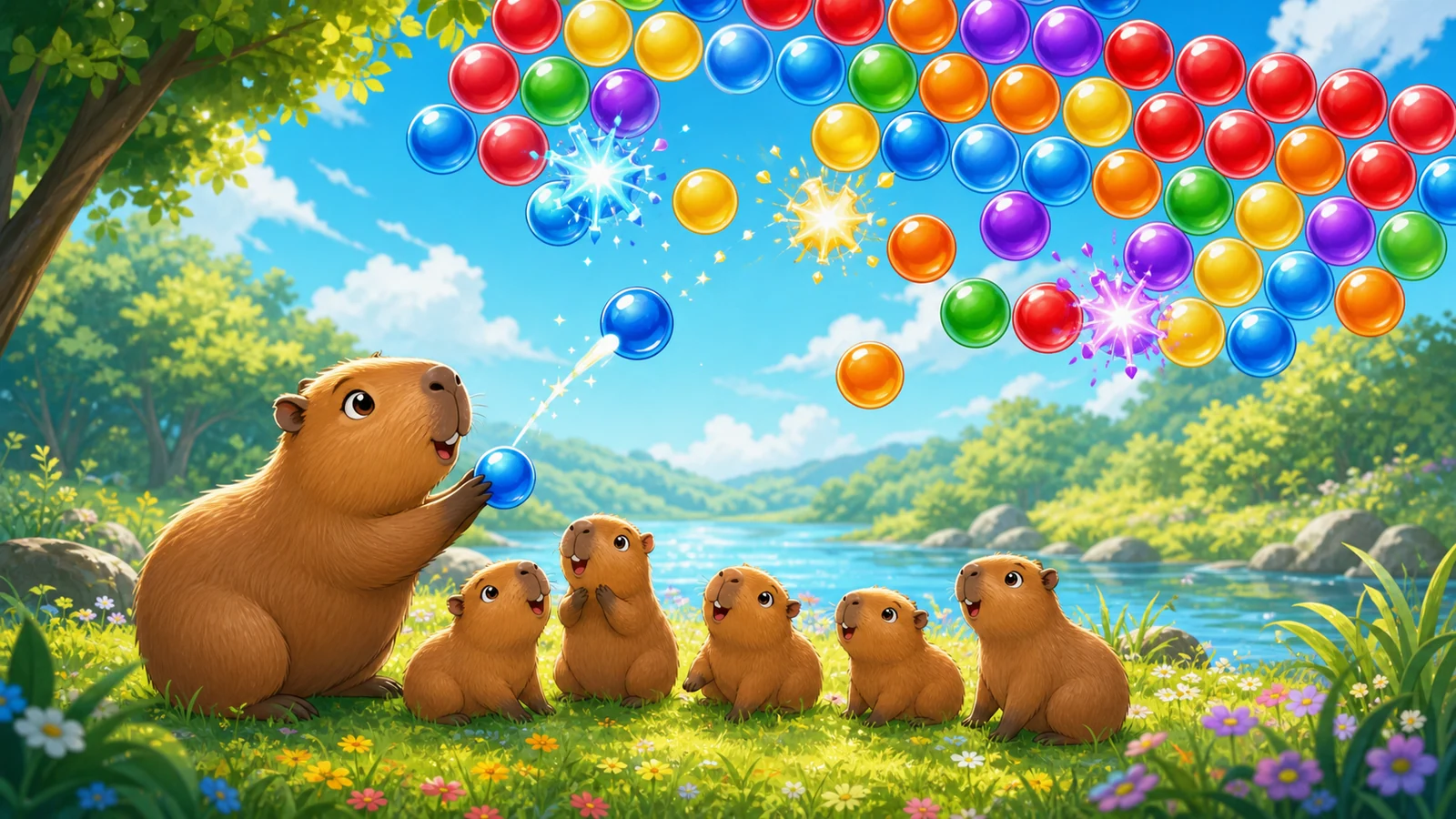 Capy Mama Bubble Shooter